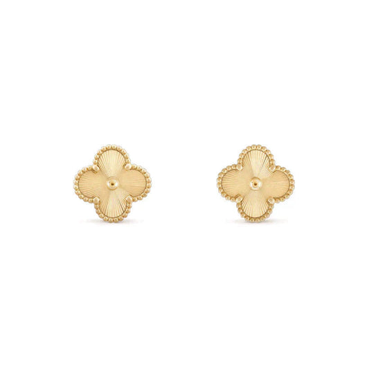[BloomBling]CLOVER MEDIUM 1 MOTIFS LASER EARRINGS