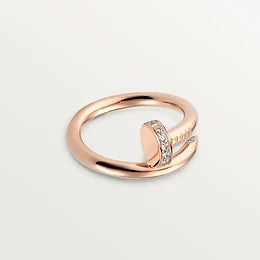 [BloomBling]JUSTE RING 2.65MM PINK GOLD DIAMOND
